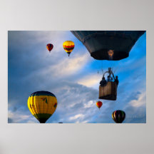 Sky Caravan Hot Air Balloons Print