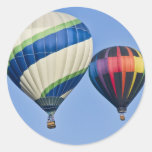Sky Colour Round Sticker