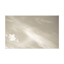 Sky Cream Canvas Prints