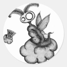 Sky Critter Round Stickers