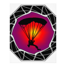 SKY DIVING READY LETTERHEAD DESIGN