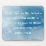sky "For as high as the heavens are..." Mousepads