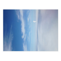 Sky from a plane 2 postcards