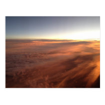 Sky from a plane 5 postcards