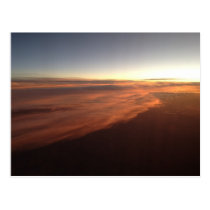 Sky from a plane 7 postcards