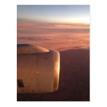 Sky from a plane 8 postcards
