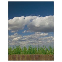 sky, grass, bricks letterhead design
