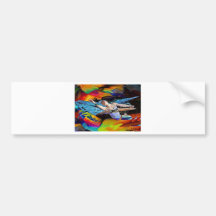 Sky Hawk Warrior Goddess.jpg Bumper Sticker