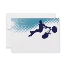 sky high biker custom invitation