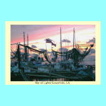 Sky of Lights Grand Isle LA posters