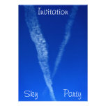 Sky Party Personalized Invitation