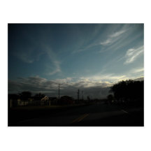 Sky scape postcard