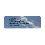 Sky, Sun and Sea Return Address Label