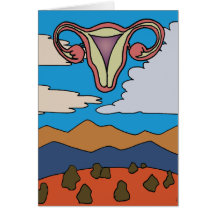 Sky Uterus Card