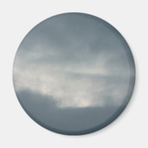 Sky With Clouds Refrigerator Magnet