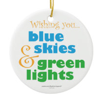 Skydiver Christmas Wish Ornament