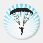 skydiver silhouette magnets