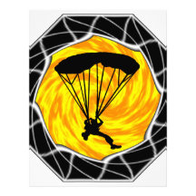 SKYDIVING AT NOON LETTERHEAD DESIGN