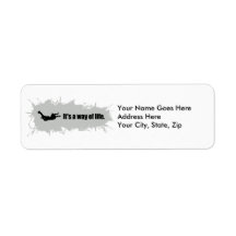 Skydiving is a Way of Life Return Address Labels