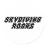 Skydiving Rocks Sticker