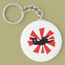 skydiving skydiver icon keychains