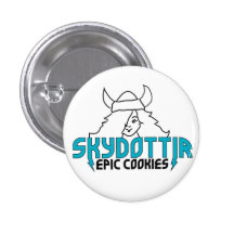Skydottir Epic Cookies GIRL LOGO Pins