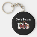 skye terrier dad Keychain