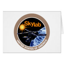 Skylab Program Logo Greeting Cards