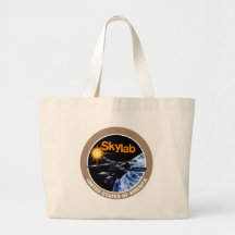 Skylab Program Logo Tote Bags