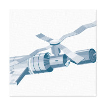 Skylab Space Station Satellite Canvas Print