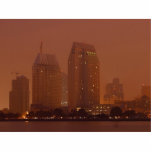 Skyline City Cities Fog Morning 3 photo sculptures