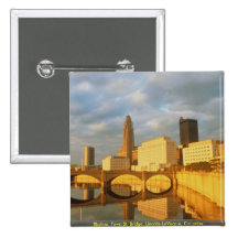 Skyline, Town St. Bridge, Lincoln-LeVeque, Columbu Pins