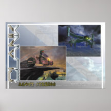 SkyRider et machine de vol (grande) Posters
