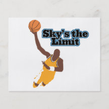 skys the limit basketball vector design flyers