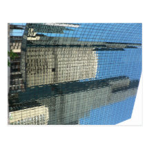 Skyscraper Reflection Post Card