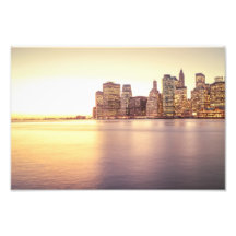 Skyscraper Skyline - New York City Sunset Photo Print
