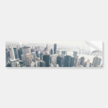 Skyscrapers and Rooftops of New York City Bumper Sticker