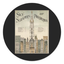 Skyscrapers of Philadelphia Stickers