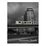 Skytrain - carte postale de Vancouver Canada