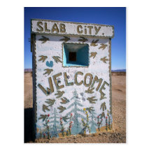 Slab City " Welcome" Post Cards