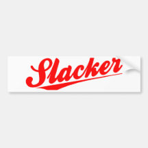 Slacker Gear Bumper Sticker