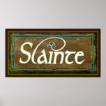 Slainte ~ To Your Health Happy St. Patricks Day! Poster