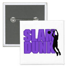 Slam Dunk Basketball Buttons
