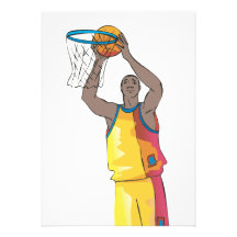 slam dunk custom invite