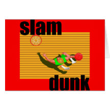 SLAM DUNK GREETING CARD