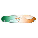 Slán! Ireland Flag Colors Pop Art Skate Board Deck