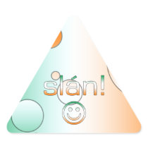 Slán! Ireland Flag Colours Pop Art