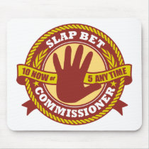 Slap Bet Commissioner mousepads