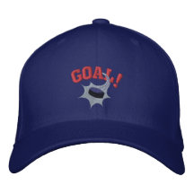 Slap Shot Hockey Embroidered Hats