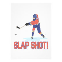 Slap Shot Personalized Invite